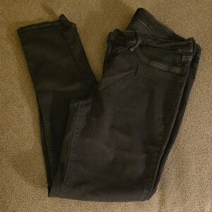 Just Black Womens Dark Gray Skinny Jeans